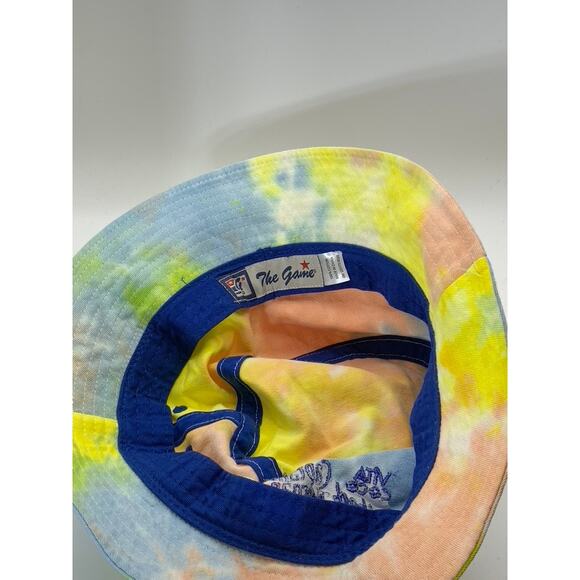 THE GAME Unisex Yellow/Orange/Blue Captain Morgan Tie-Dye Bucket Hat OS - Picture 7 of 8